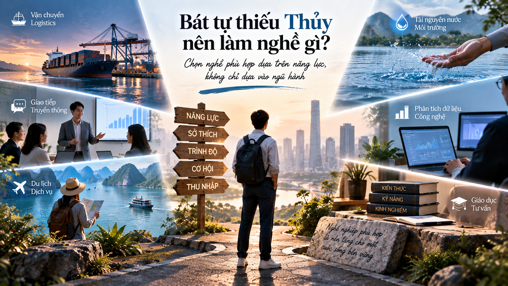 Bát tự thiếu Thủy nên làm nghề gì?