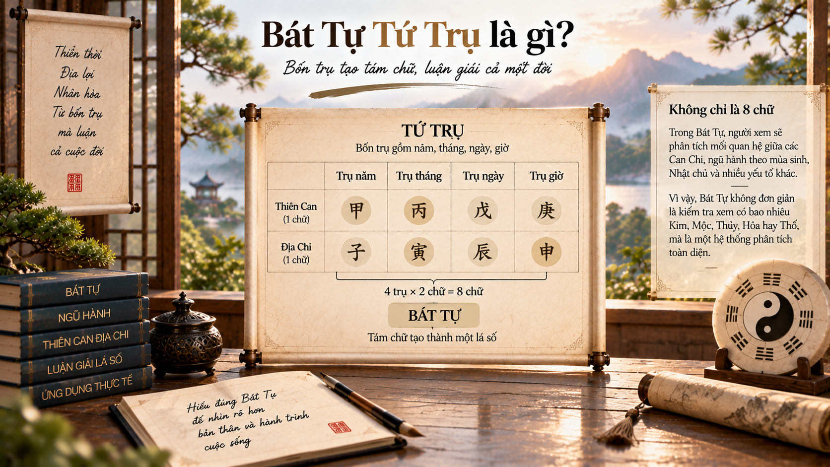 Bát Tự Tứ Trụ là gì?