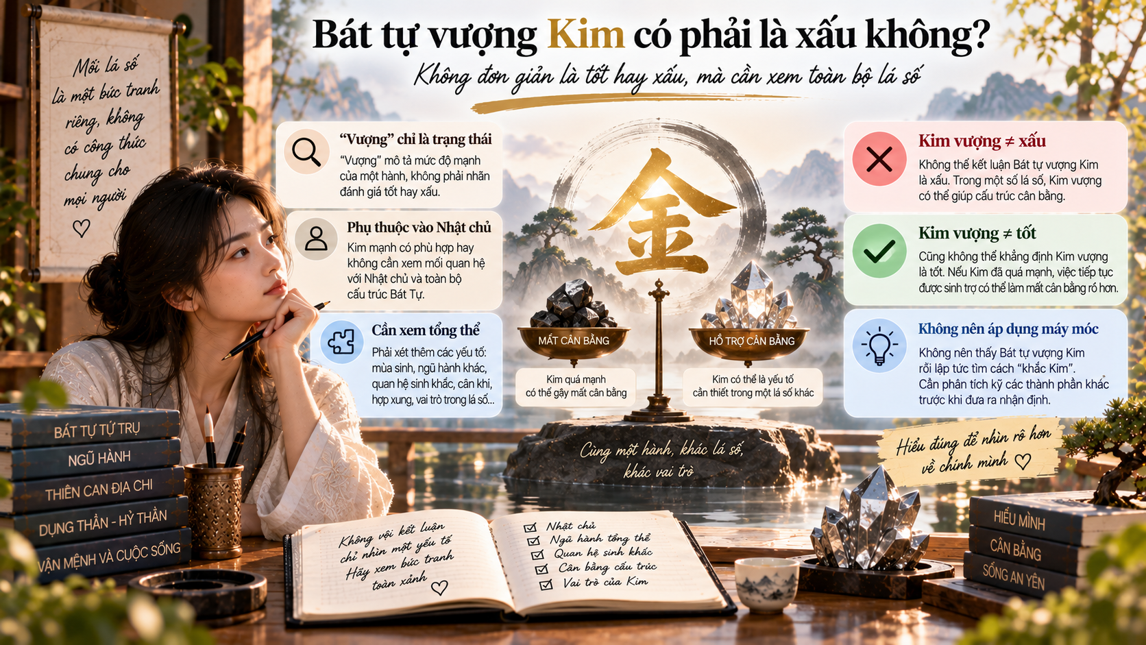 Bát tự vượng Kim có phải là xấu không?