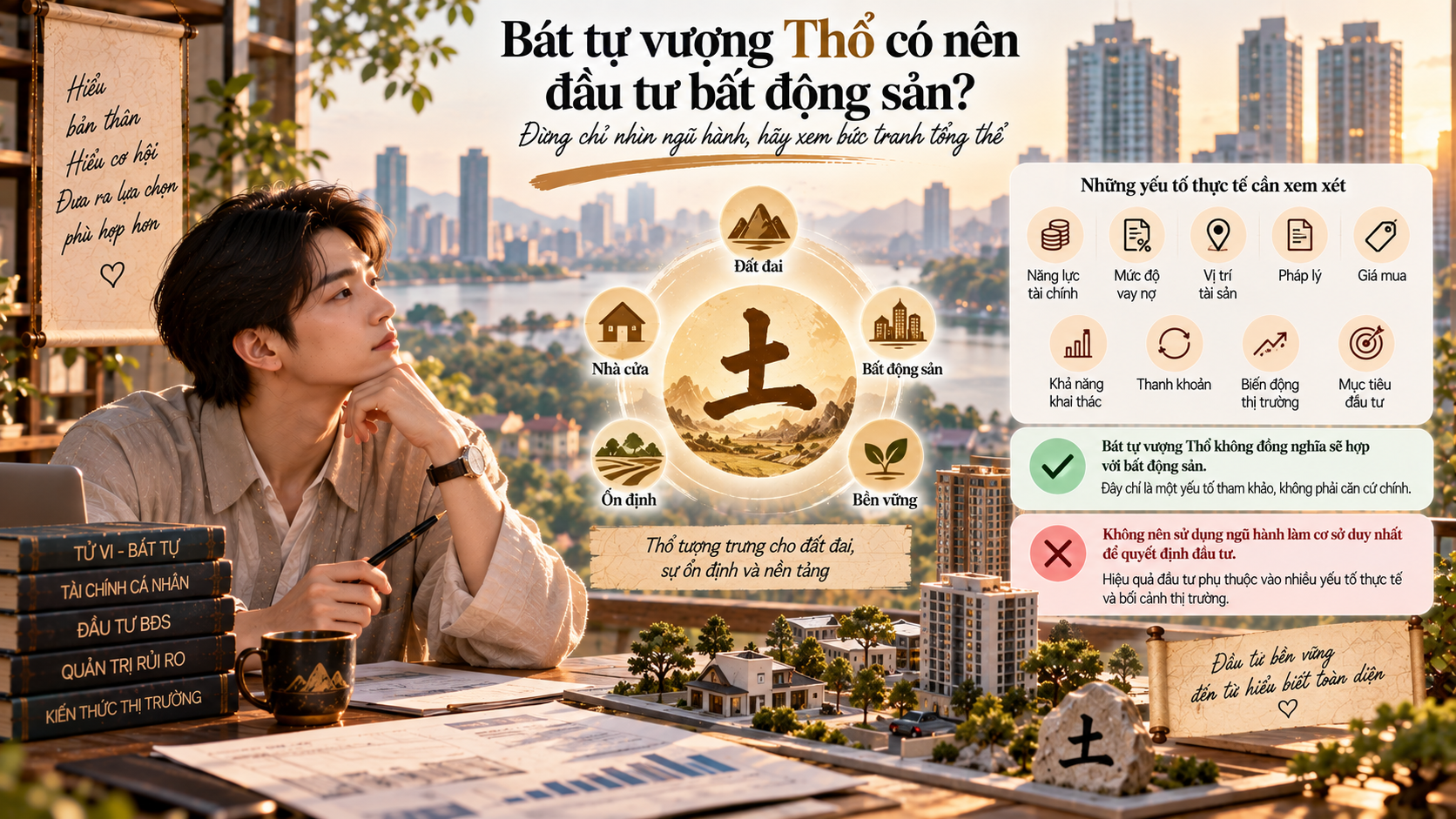 Bát tự vượng Thổ có nên đầu tư bất động sản?