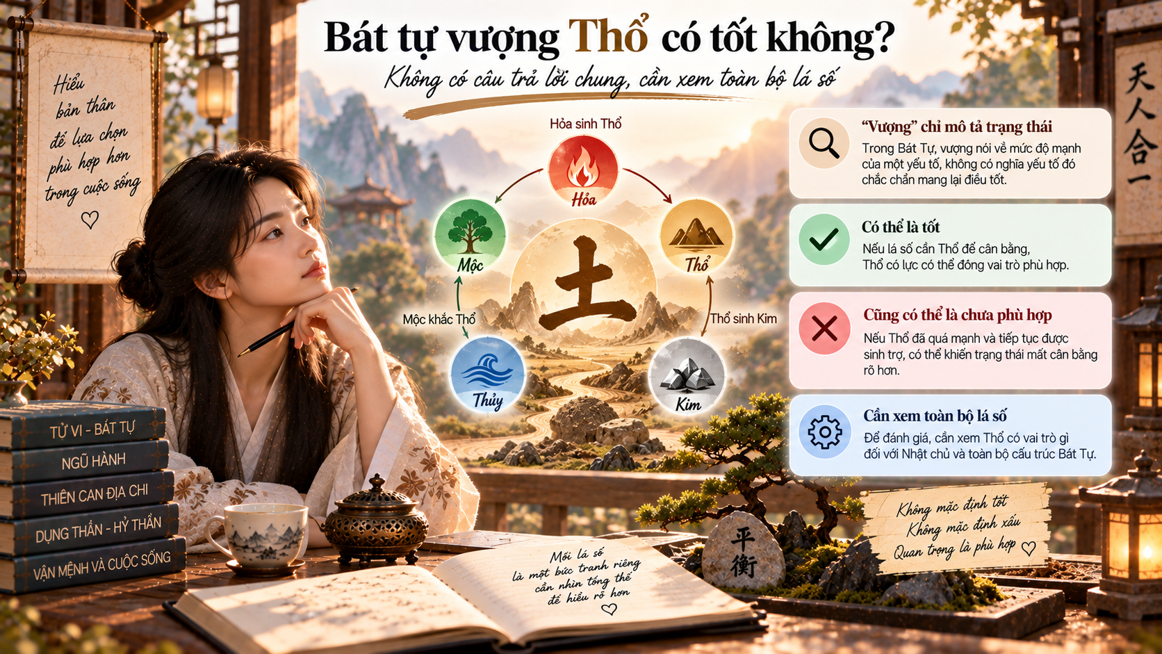 Bát tự vượng Thổ có tốt không?