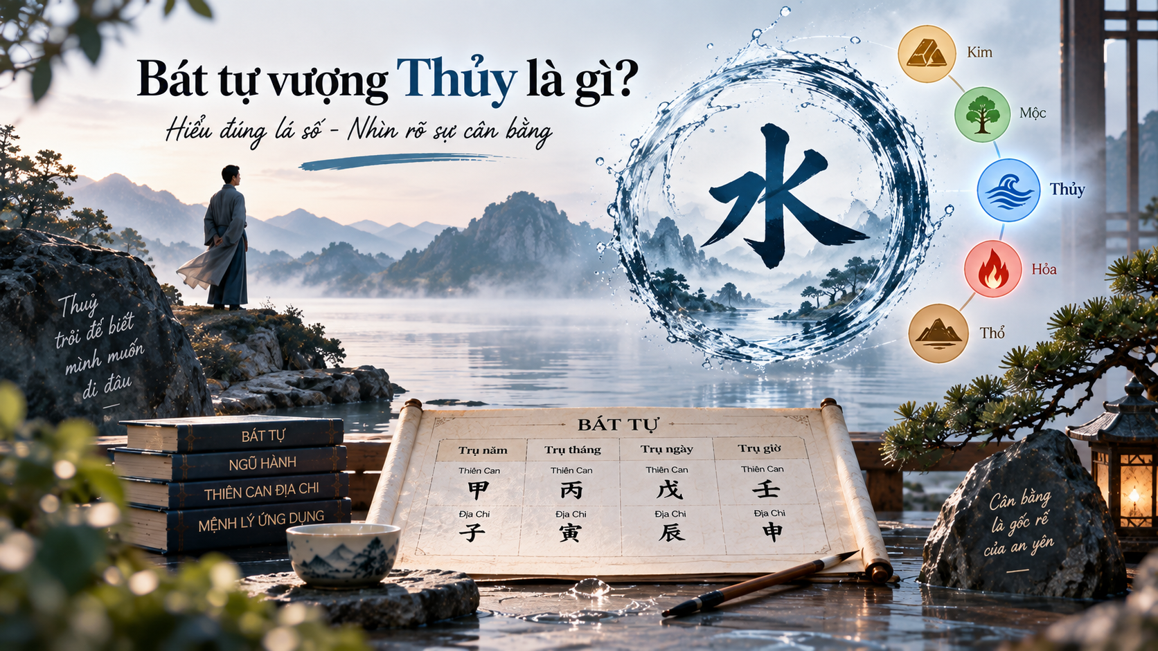 Bát tự vượng Thủy là gì?