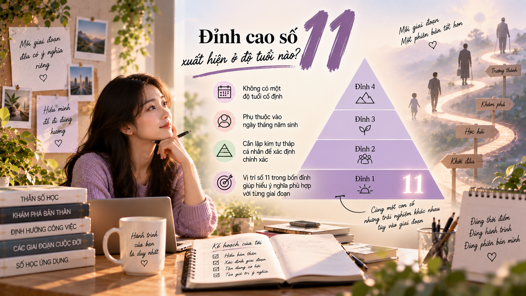 Đỉnh cao số 11 xuất hiện ở độ tuổi nào?