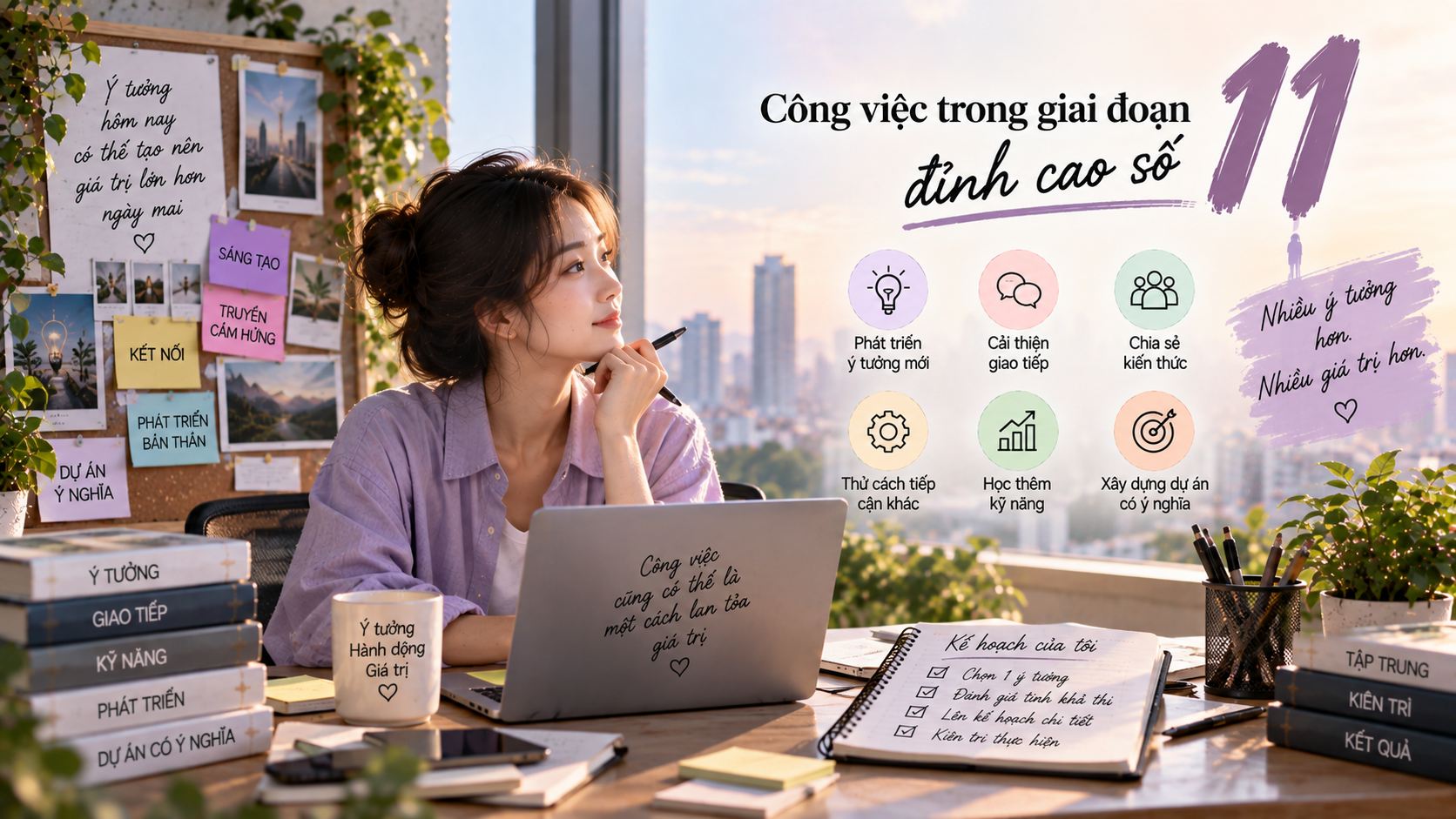 Công việc trong giai đoạn đỉnh cao số 11