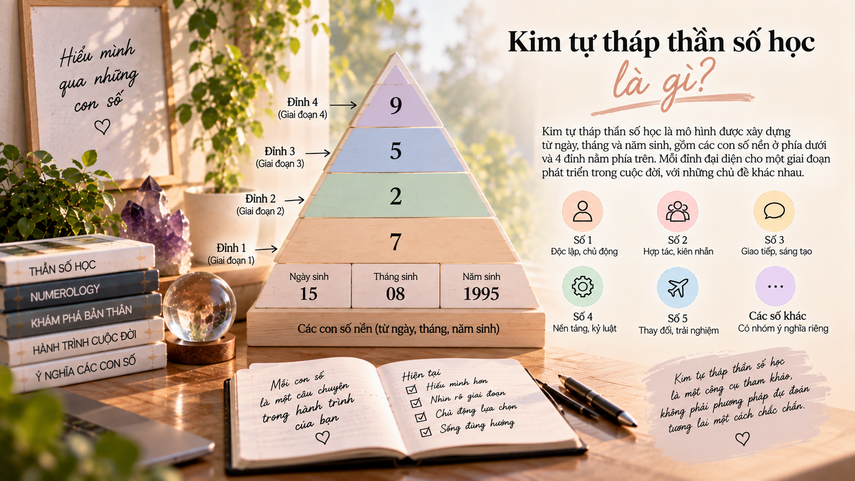 Kim tự tháp thần số học là gì?