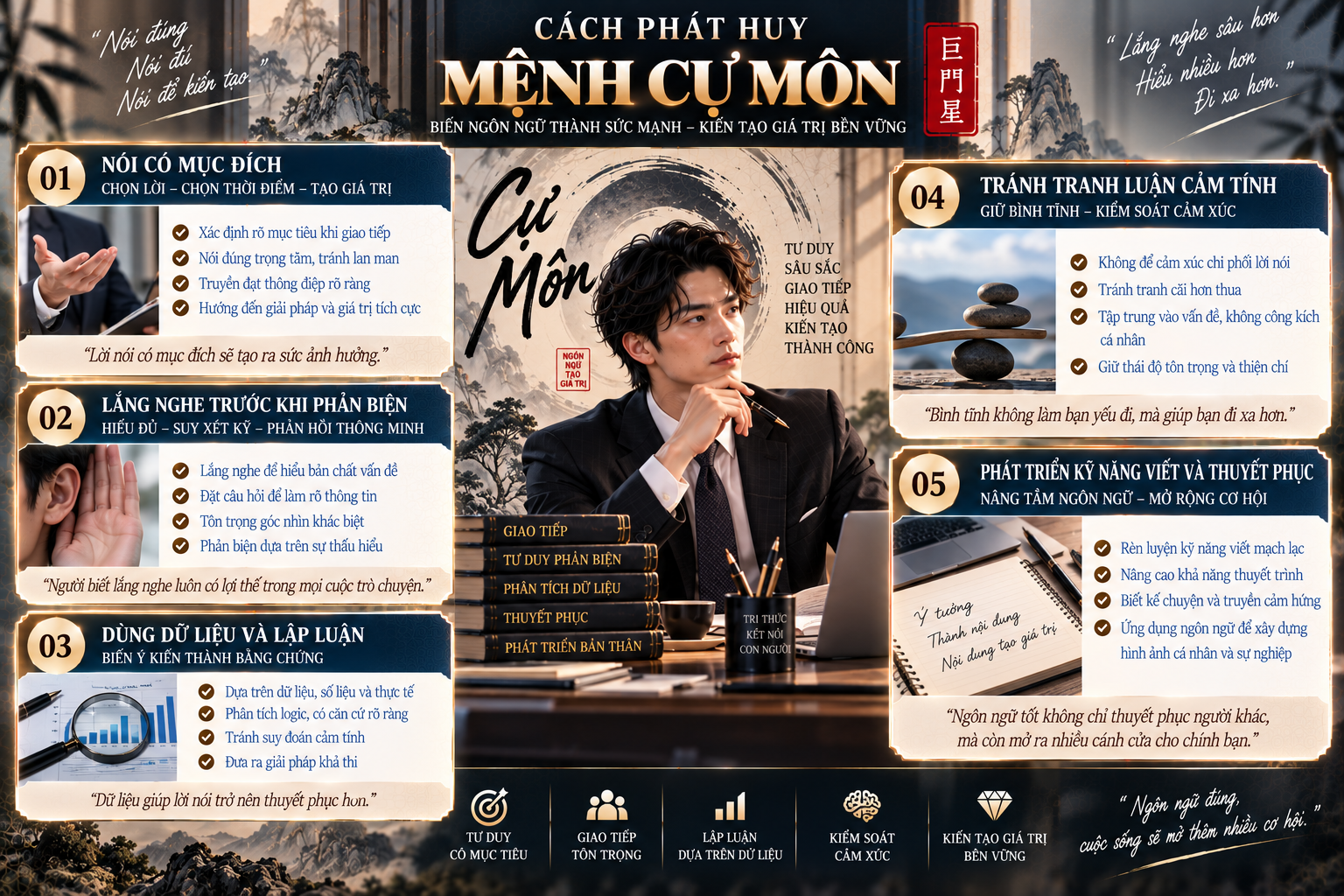 Người mệnh Cự Môn nên phát huy điều gì?