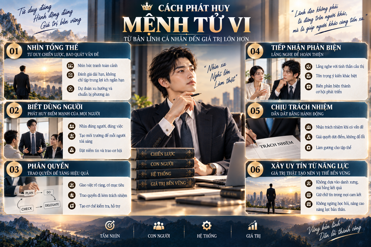 Người mệnh Tử Vi nên phát huy điều gì?