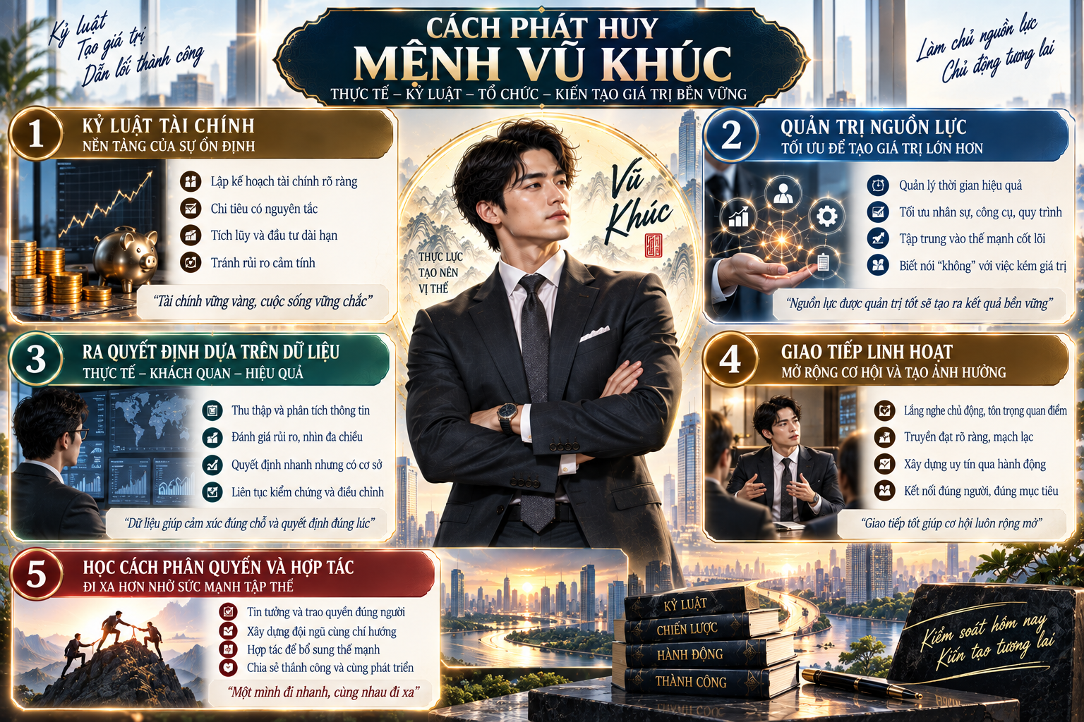 Mệnh Vũ Khúc nên phát huy điều gì?