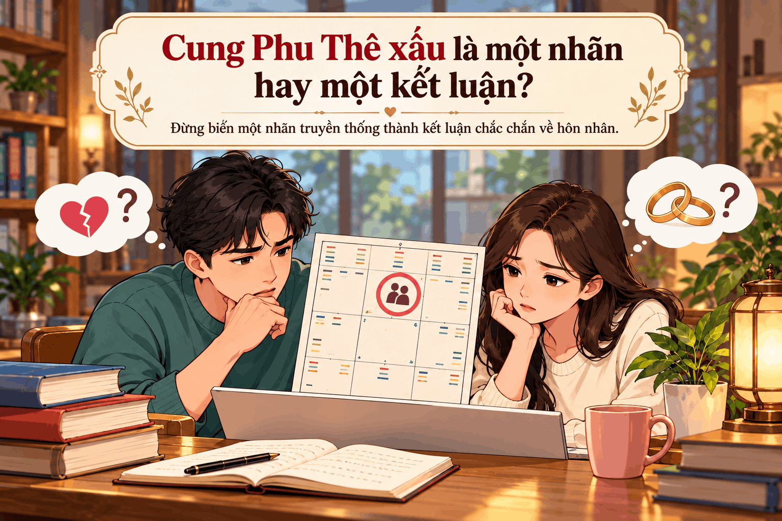 Cung Phu Thê xấu là một nhãn hay một kết luận?