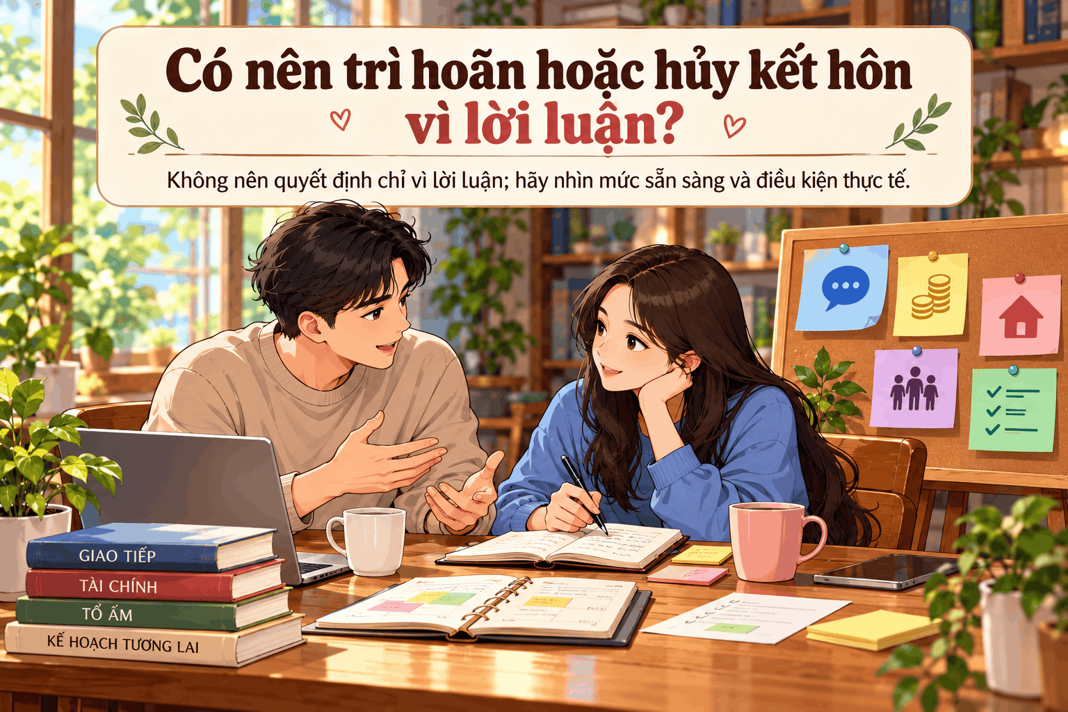 Có nên trì hoãn hoặc hủy kết hôn vì lời luận?