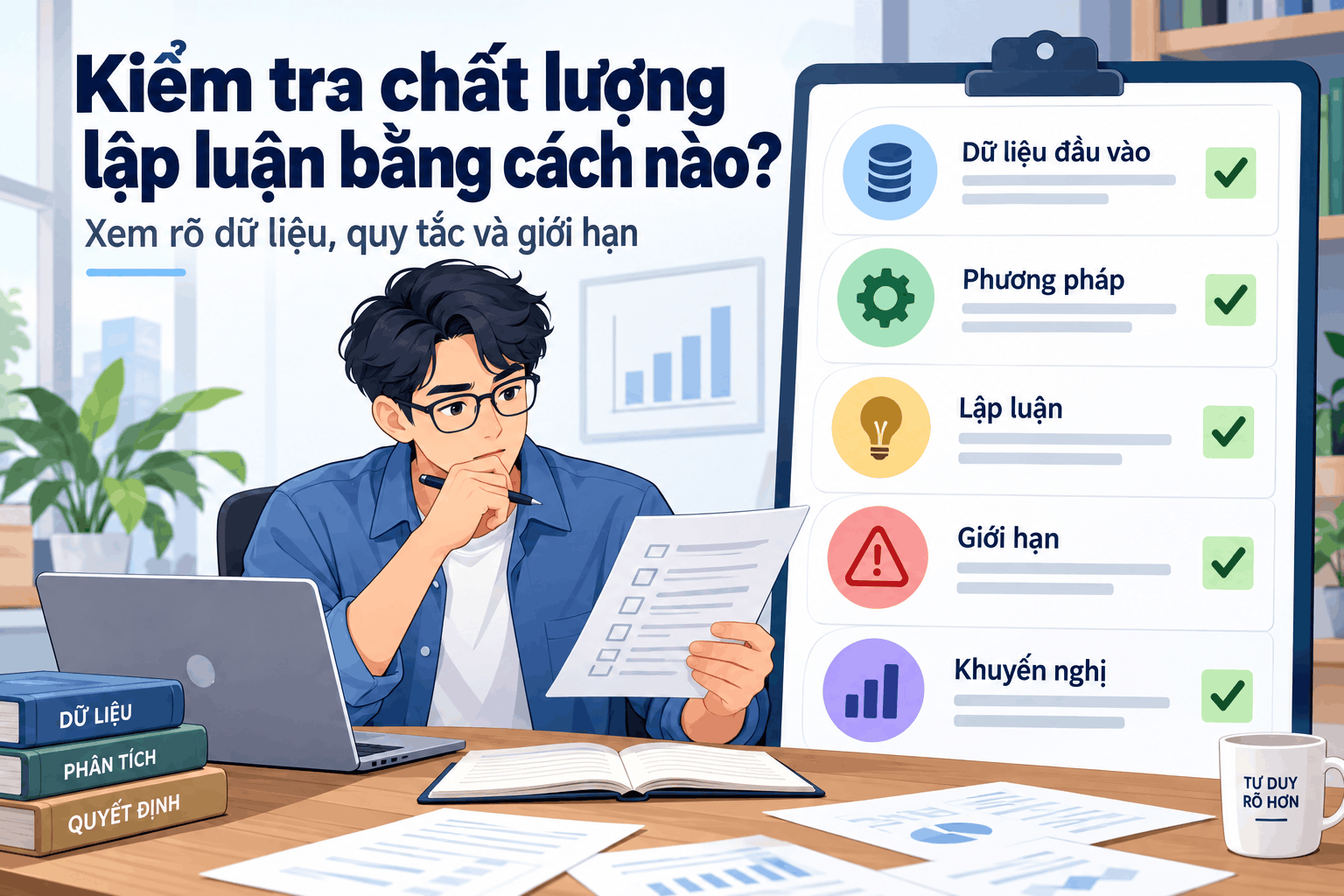 Kiểm tra chất lượng lập luận bằng cách nào?