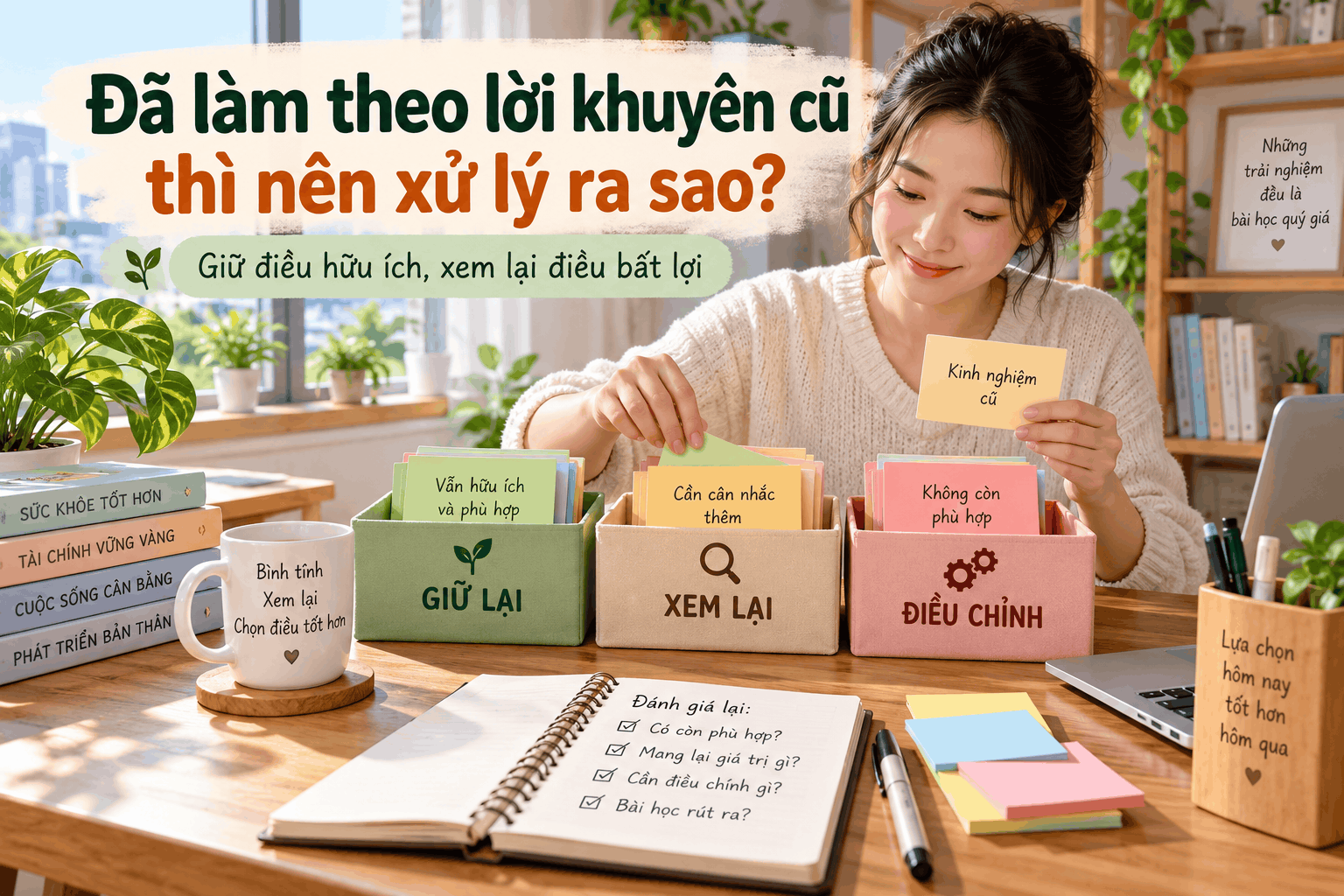 Đã làm theo lời khuyên cũ thì nên xử lý ra sao?