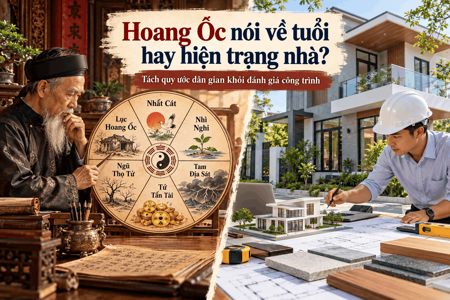 Hoang Ốc đang nói về tuổi hay về hiện trạng nhà?