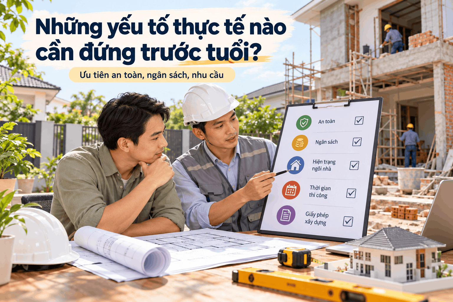 Những yếu tố thực tế nào cần đứng trước tuổi?
